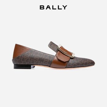 BALLY巴利（BALLY）女士多棕色TPU平底鞋乐福鞋 6239526-37
