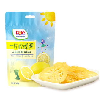 都乐（DOLE）一片柠檬圈35g 果脯蜜饯果干 富含vc 儿童休闲零食 办公室小吃 