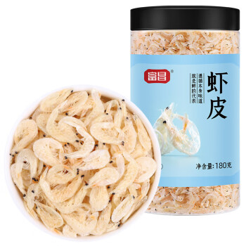 富昌 虾皮 南北干货 海产干货紫菜汤原材料调味食材 180g/罐 DP