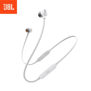 JBL无线蓝牙耳机C135BT入耳式防水防汗快充磁吸运动耳机颈戴式蓝牙耳机C135BT优雅白