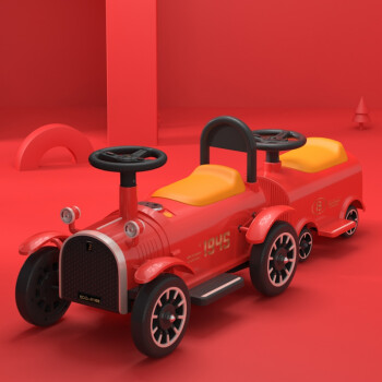 儿童亲子小火车双人载人小孩电动车充电可坐人男宝宝玩具四轮汽车