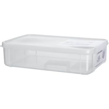 家の物语（KATEI STORY） 日本进口冰箱收纳盒可立式保鲜盒水果蔬菜冷藏盒 1.2L 3个装