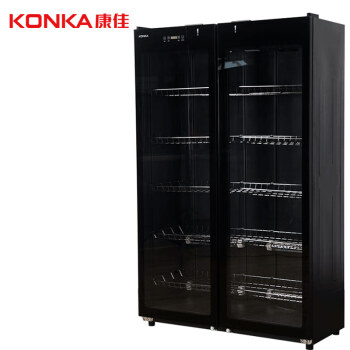康佳（KONKA）商用消毒保洁柜立式双开门对开门厨房餐厅食堂酒店餐饮530L大容量触控数显碗柜YTP810K81