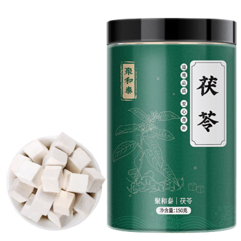 聚和泰 云南原色新切茯苓块150g白伏岺丁伏苓片茯苓粉三白汤四神汤茯苓芡实山药莲子煲汤泡水中药材