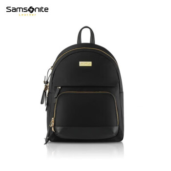 新秀丽（Samsonite）女士双肩包背包电脑旅行包书包时尚通勤NU8黑色礼物
