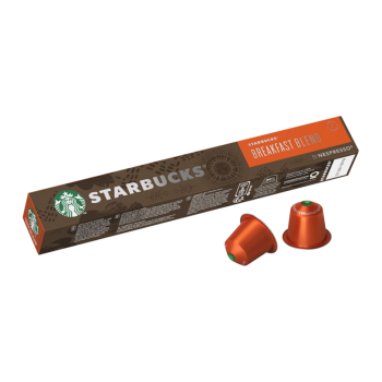 星巴克（Starbucks）Nespresso浓遇胶囊咖啡 早餐综合 瑞士进口 黑咖啡10粒装