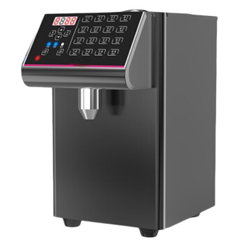 苏勒果糖机商用奶茶店专用设备全套咖啡小型全自动16格果糖定量机   16键黑色