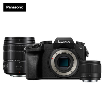 松下G7HAGK-K+H025M微单相机（Panasonic）M4/3数码相机 4K视频 照片 弱光自动对焦