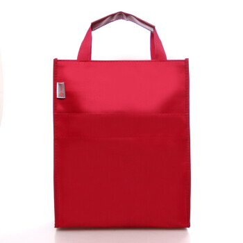  Homeglen SL-314红色公文包文件袋文件夹拉链资料手提包大容量