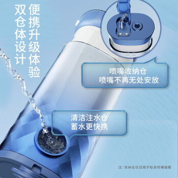 赛嘉（seago）冲牙器 便携式冲牙器 家用水牙线洗牙器 SG-8003 渐变蓝