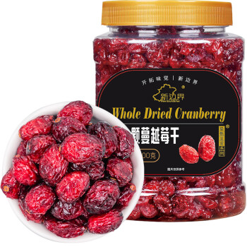 新边界 整一颗蔓越莓干400g/罐 整颗无核蜜饯果干休闲食品零食水果干