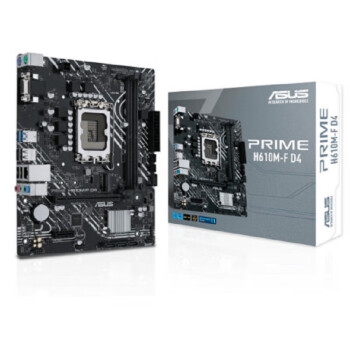华硕（ASUS） PRIME H610M-F D4 主板 支持 Intel H610/LGA 1700