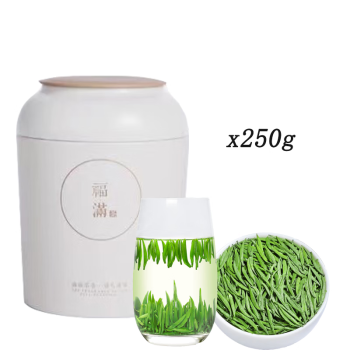 礼茗春 竹叶青绿茶【250g】2024明前特级新茶散装送礼自饮 福满23号