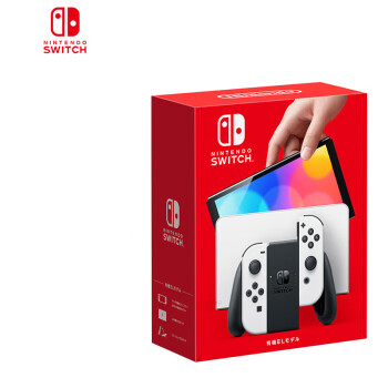 Nintendo Switch 任天堂 NS掌上游戏机 OLED主机 日版 白色 续航加强版 便携家用体感掌机