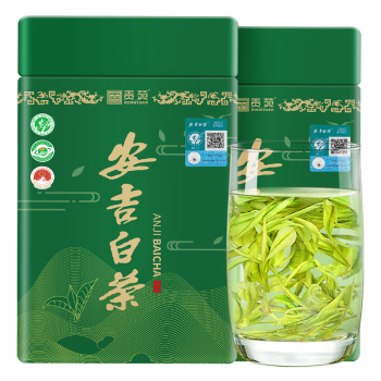 贡苑绿茶安吉白茶 精品250g 2024新茶叶明前春茶正宗自己喝珍稀白茶