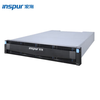 浪潮（INSPUR) 磁盘阵列存储服务器 AS5300G5：双控｜128G缓存｜8个1Gb｜ 10块2.4T SAS硬盘｜4*16G FC