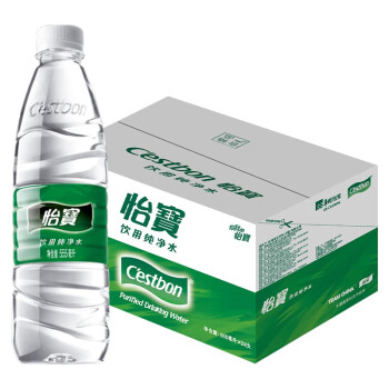 怡宝 纯净水555ml*24瓶/箱 会议活动饮用水 塑膜包装随机发 20件起购