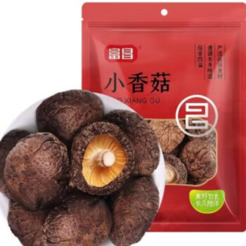 富昌 小香菇 南北干货 山珍蘑菇煲汤材料火锅食材 200g/袋 DP