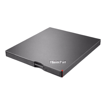 联想（lenovo）ThinkPad超薄DVD刻录机 外置光驱8倍速 USB接口 4XA0N89959 便携一体连接线