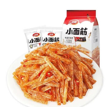 卫龙 小面筋 312g/袋*2 网红解馋辣味小零食露营野餐必备休闲食品