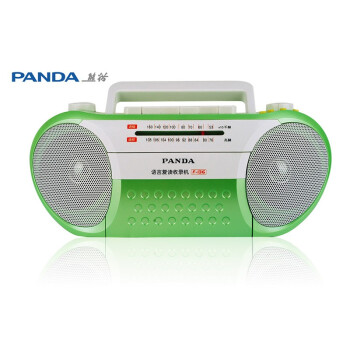 熊猫（PANDA）F-136 复读机英语学习磁带播放机小学初中生录音机便携式收录机教学卡带学习机（绿色）