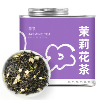 七春茶叶 茉莉花茶浓香型2024新茶茉莉毛尖四川绿茶自己喝小罐装80g 