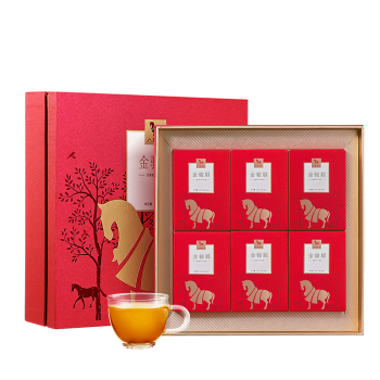 八马茶业 茶叶 金索红系列 金骏眉红茶 武夷山原产送礼红茶礼盒装192g（包装升级 随机发货）