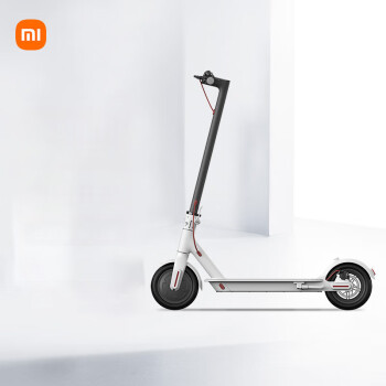 小米米家电动滑板车便携可折叠电动车代驾双轮休闲1s 白