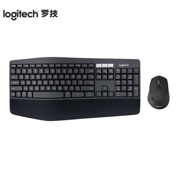 罗技（Logitech）商务办公套装 无线键盘鼠标套装 蓝牙连接 全尺寸键盘带掌托 黑色  MK850