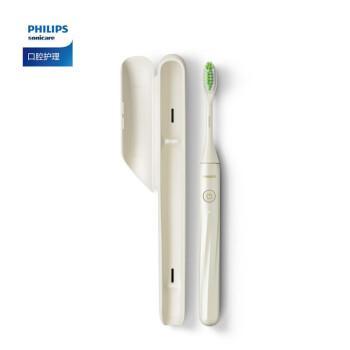 飞利浦（PHILIPS）电动牙刷成人牙刷软毛One系列充电式 HY1100升级版 贝母白HY1200/17