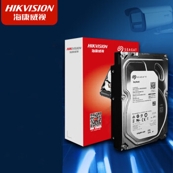 HIKVISION监控硬盘机械硬盘安防视频录像机监控专用5400转64M 希捷监控硬盘8TB