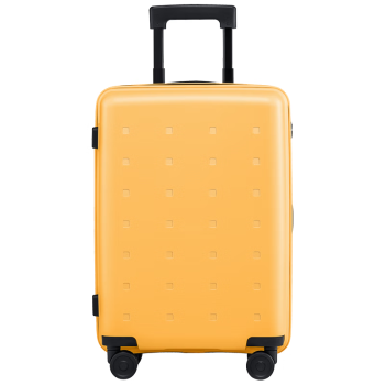 小米行李箱20英寸小型拉杆箱可登机旅行箱万向轮男女密码箱青春款黄色
