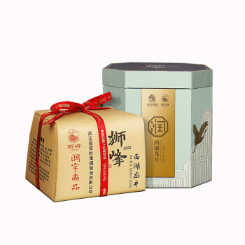 狮峰新茶 西湖龙井 狮龙润字 精品茶叶 纸包250g 润字礼盒装
