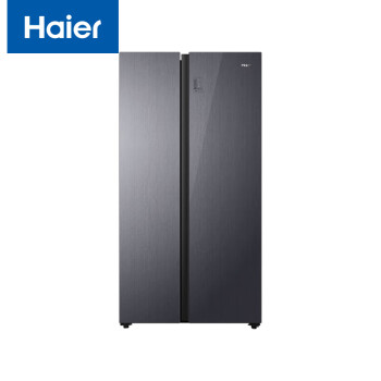 海尔（Haier）540升对开门冰箱 风冷无霜 阻氧干湿分储 纤薄机身 BCD-540WGHSSE5SF 星蕴银