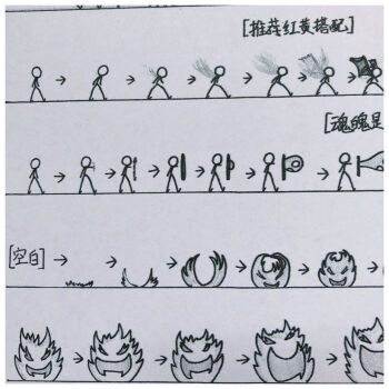 妍戏 手翻书空白本动画书纸上活页绘画制作连环画小本子涂鸦翻页画