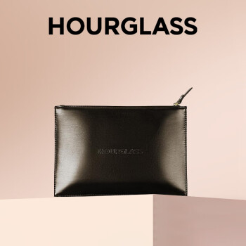 HOURGLASS化妆包收纳包 质感高级黑色