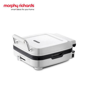 摩飞电器（Morphyrichards）电饼铛MR8600家用早餐机小型多功能煎烤锅轻食面包吐司压烤机华夫饼机 椰奶白