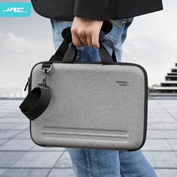 JRC笔记本电脑包手提包 13.3英寸公文包硬壳包适用华为苹果联想小新