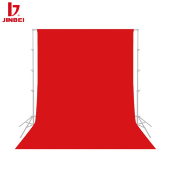 金贝（JINBEI）摄影背景布 影棚人像拍摄照相背景 证件照产品拍摄抠图道具 2x3米红色涤纶背景布