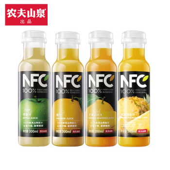 农夫山泉 100%NFC果汁 300ml/瓶 XN
