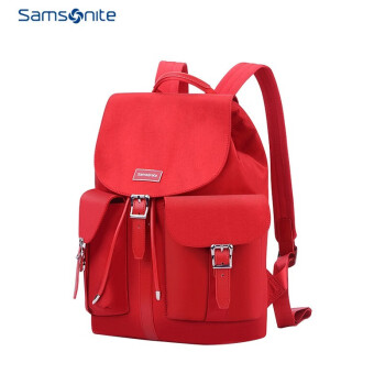新秀丽（Samsonite） 双肩包 电脑包收纳出差旅游 14英寸 红色 TQ0*40001