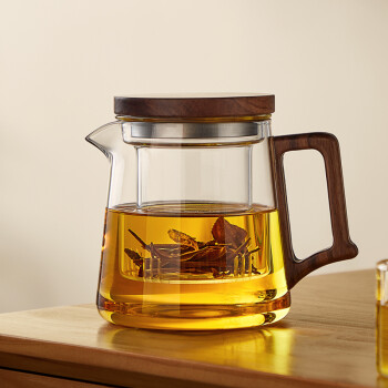 忆壶茶 泡茶壶玻璃带过滤茶水分离绿茶壶茶具大容量耐高温沏茶器茶滤