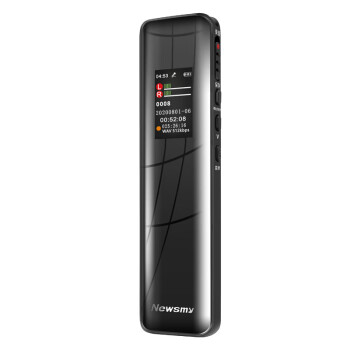 纽曼（Newsmy）录音笔 W3 16G 专业高清远距降噪 学习培训商务会议速记 彩屏Type-C 录音器 黑色