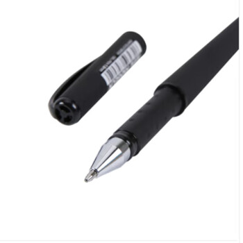 晨光(M&G)文具1.0mm黑色中性笔 大笔画商务签名签字笔 子弹头水笔 12支/盒AGP13606