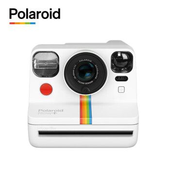 Polaroid/宝丽来 Now+一次即时成像拍立得 多滤镜复古胶片相机 白色（含i-Type白色边框相纸*2）