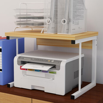 畅宝森 置物架 打印机置物架办公室桌面收纳架【工型双层】DM