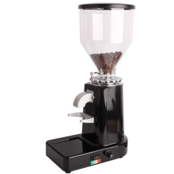 mnkuhg  商用电动磨豆机咖啡豆意式研磨机即出磨盘式直出粉磨豆机019   黑色 直出粉