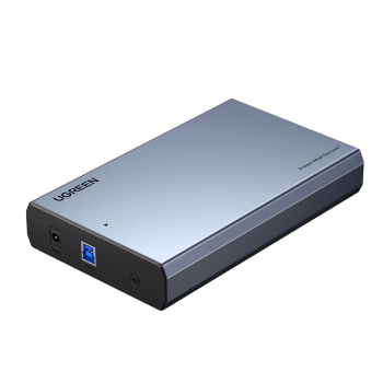 绿联（UGREEN）USB3.0移动硬盘盒 2.5/3.5英寸外置硬盘盒子  适用笔记本电脑台式机外接SATA串口SSD固态机械硬盘