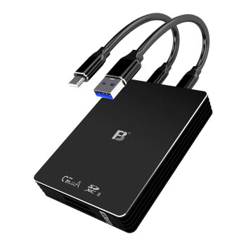 沣标（FB）CFexpress Type A+SD卡二合一USB3.1高速读卡器 兼容UHS-II型2代SD4.0存储卡 USB+type-C双接口