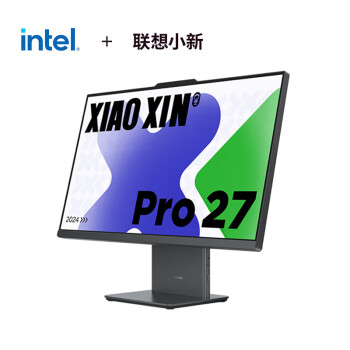 联想（Lenovo）小新Pro 27一体台式电脑27英寸2.5K高刷屏(13代i7-13620H 16G DDR5内存 1TB SSD )黑色
